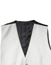 Dolce & Gabbana Gray Wool Dress Formal Men Waistcoat Vest