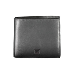 Tommy Hilfiger Black Leather Men Wallet