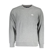 La Martina Gray Cotton Sweatshirt