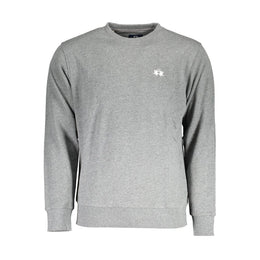 La Martina Gray Cotton Sweatshirt