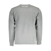 La Martina Gray Cotton Sweatshirt