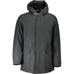 Woolrich Gray Cotton Jackets & Coat