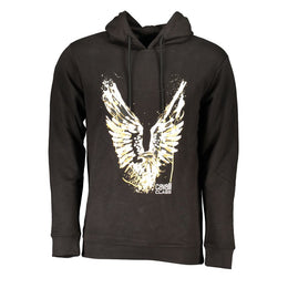 Cavalli Class Black Cotton Sweatshirt