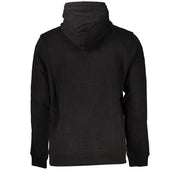 Tommy Hilfiger Black Cotton Men Sweater with Hood