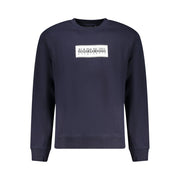 Napapijri Blue Cotton Men Sweater