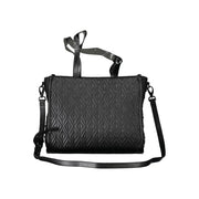 Mario Valentino Black Polyethylene Women Handbag