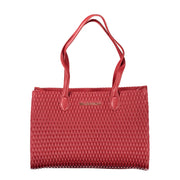 Mario Valentino Red Polyethylene Women Handbag