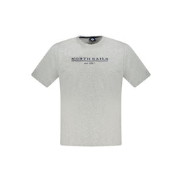 North Sails Brown Cotton Men T-Shirt
