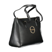 Mario Valentino Black Polyethylene Women Handbag
