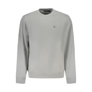 Napapijri Gray Cotton Men Sweater