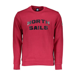 North Sails Red Cotton Men Sweater