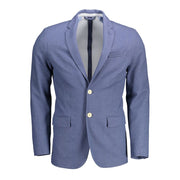 Gant Blue Cotton Jackets & Coat