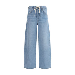 Citizens of Humanity Light Blue Cotton High-Waisted Jean