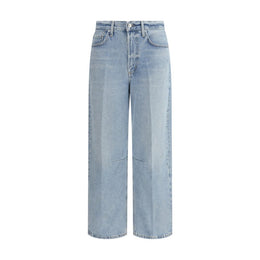 Citizens of Humanity Light Blue Cotton Straight-Leg Jeans