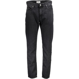 Calvin Klein Black Cotton Jeans Denim