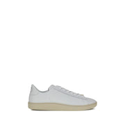 Valentino Garavani White Calf Leather Bos Taurus Low Top Sneakers
