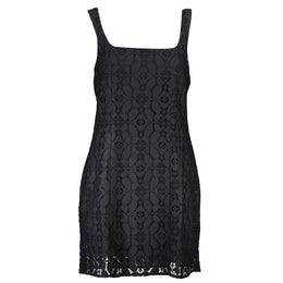Desigual Black Polyester Dress