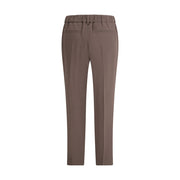 Brunello Cucinelli Gray Acetate Casual Pants