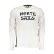 North Sails White Cotton Men T-Shirt