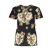 Cavalli Class Black Cotton Women T-Shirt