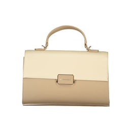 Mario Valentino Beige Polyethylene Women Handbag