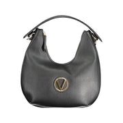 Mario Valentino Black Polyurethane Women Shoulder Bag
