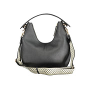 Mario Valentino Black Polyurethane Women Shoulder Bag