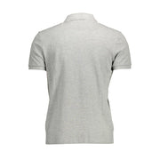 North Sails Gray Cotton Polo Shirt