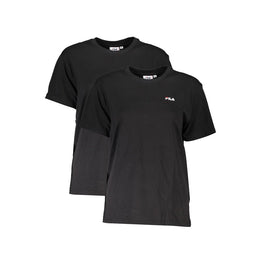 Fila Black Cotton T-Shirt