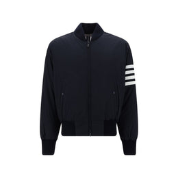 Thom Browne Blue Polyester Bomber