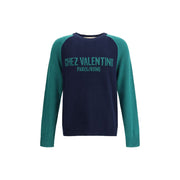Valentino Blue Fleece Wool Sweatshirt