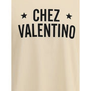 Valentino Cream Cotton T-Shirt