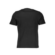 North Sails Black Cotton Men T-Shirt