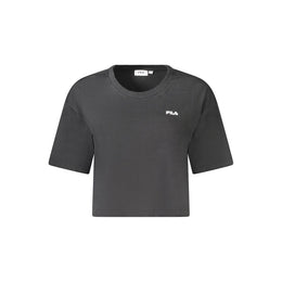Fila Black Cotton T-Shirt