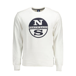 North Sails White Cotton Men Sweater