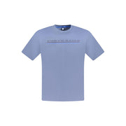 North Sails Blue Cotton Men T-Shirt