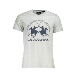 La Martina Brown Cotton Men T-Shirt