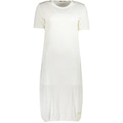 Cavalli Class White Viscose Dress
