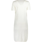 Cavalli Class White Viscose Dress