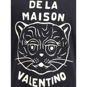 Valentino Black Cotton T-Shirt