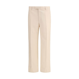 Valentino Cream Fleece Wool Dress Pants