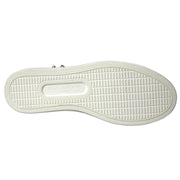 Dolce & Gabbana White Leather Gold Red Heart Sneakers Shoes