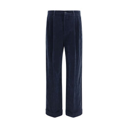 Valentino Blue Cotton Pants