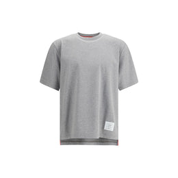 Thom Browne Gray Cotton T-Shirt