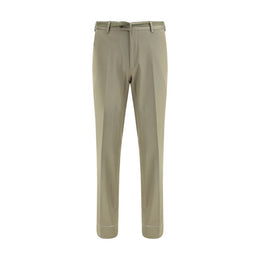 Brioni Green Cotton Chino Pants