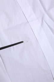 Dolce & Gabbana White Cotton GOLD Long Sleeves Formal Shirt