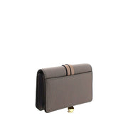Chloé Gray Calf Leather Bos Taurus Wallet