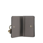 Chloé Gray Calf Leather Bos Taurus Wallet