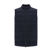 Herno Black Polyamide Sleveless Jacket