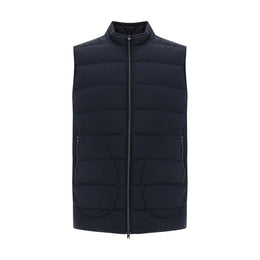 Herno Black Polyamide Sleveless Jacket